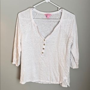 LILLY PULITZER 3/4 LENGTH SLEEVE